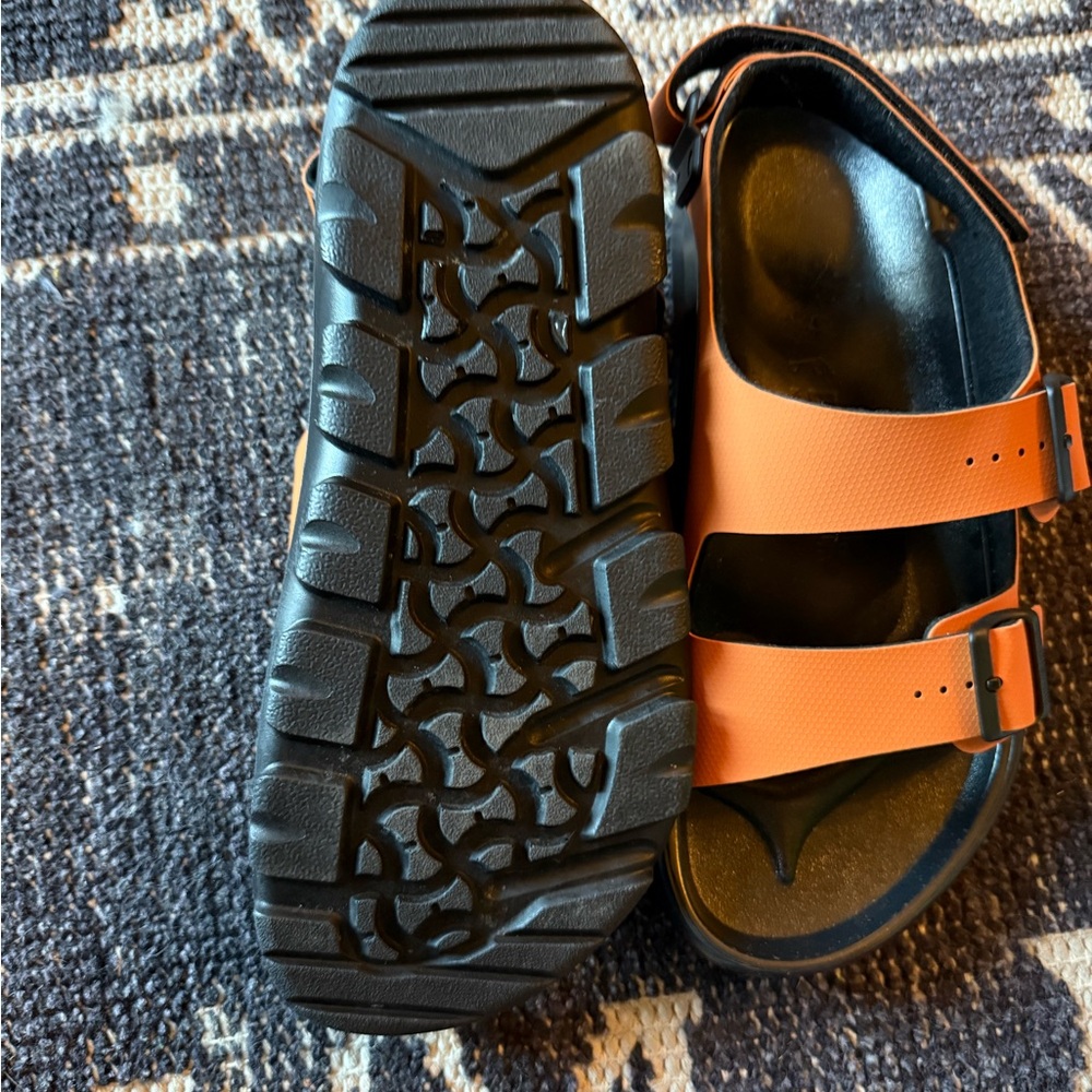 New Morgan orange Birkenstock Men's Sandals size 44 - Picture 4 of 8